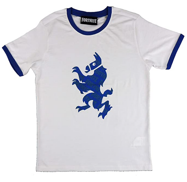 FORTNITE | LLAMA | White | Short Sleeved | Unisex Kids | Crew | Gaming Cotton T-Shirt Sizes 10 - 14 Years