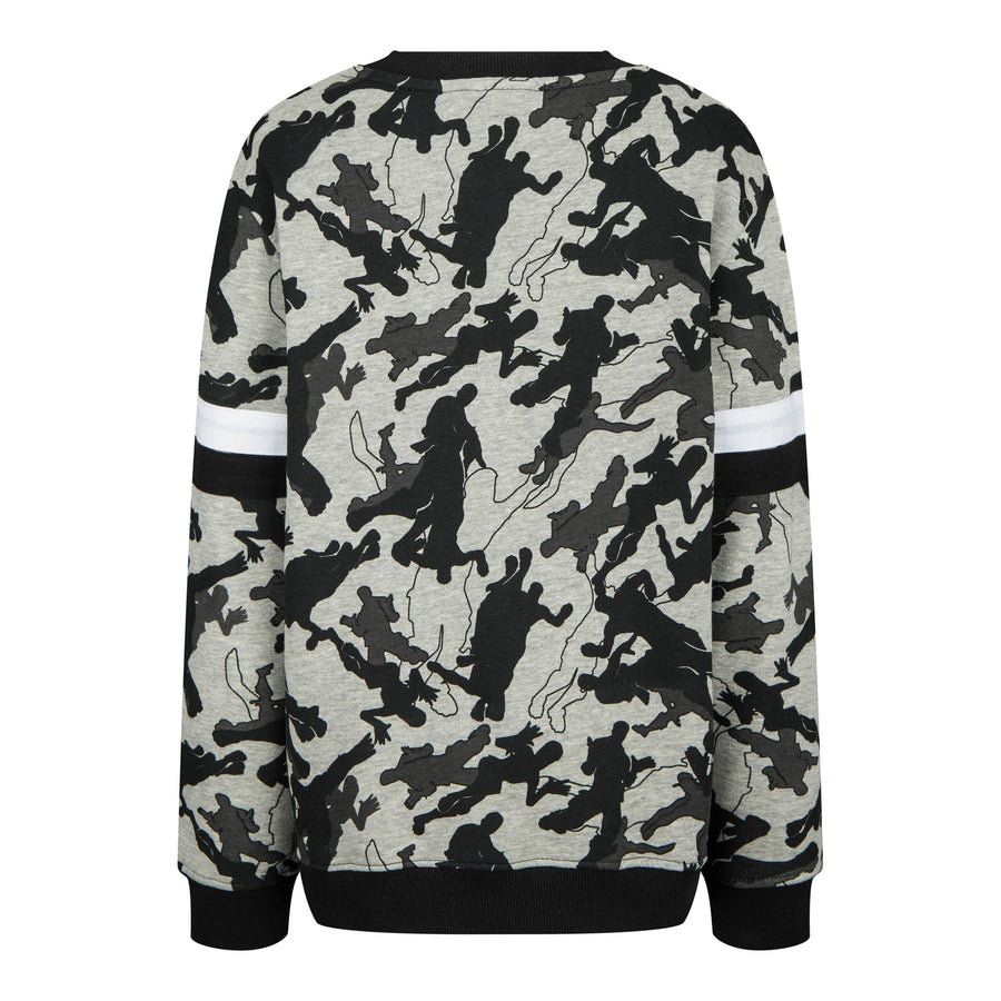 FORTNITE | LOGO | Grey | Long Sleeved | Unisex Kids | Crew Neck | Sweatshirt | Gaming Cotton Sweatshirt Sizes 7-14 Years……