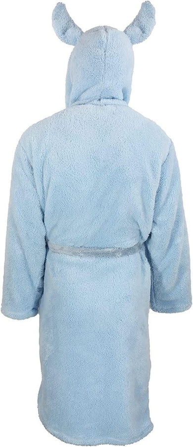 Disney Lilo & Stich Womens Dressing Gown Supersoft Fleece Stitch Robe S/M