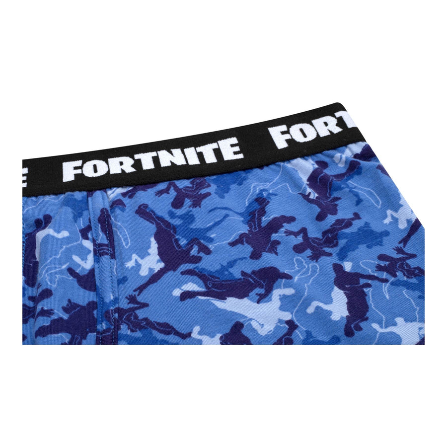 FORTNITE | Toys & Gamers | CAMO | Blue | Boxer Shorts | Unisex Adults | Gaming Cotton Boxer Shorts Sizes XS-XL